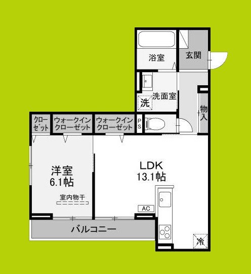 仮称D-ROOM末広町 間取り