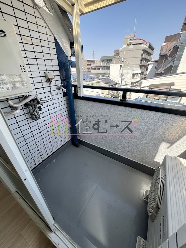 布井ハイツ豊新  ベランダ