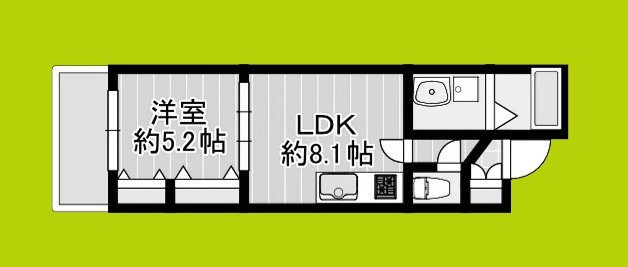 Alivio東大阪West 間取り