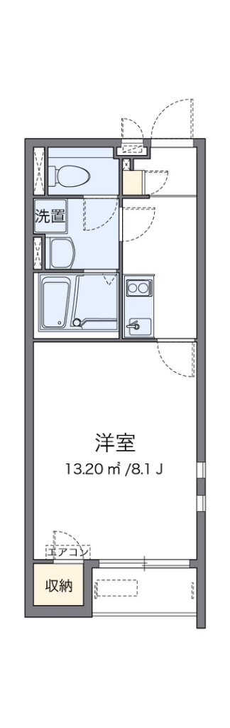クレイノＯａｋｃｏｕｒｔ長橋Ⅱ 間取り