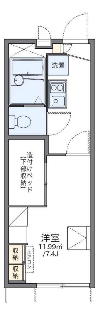 レオパレスＭ＆Ｋｕｚｕｍａｓａ 間取り