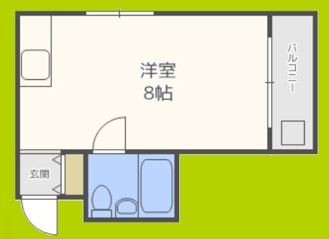 玉造クローバーハイツ 間取り
