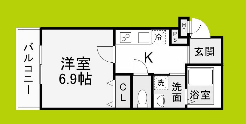 フジパレス甲子園口ノース 間取り図