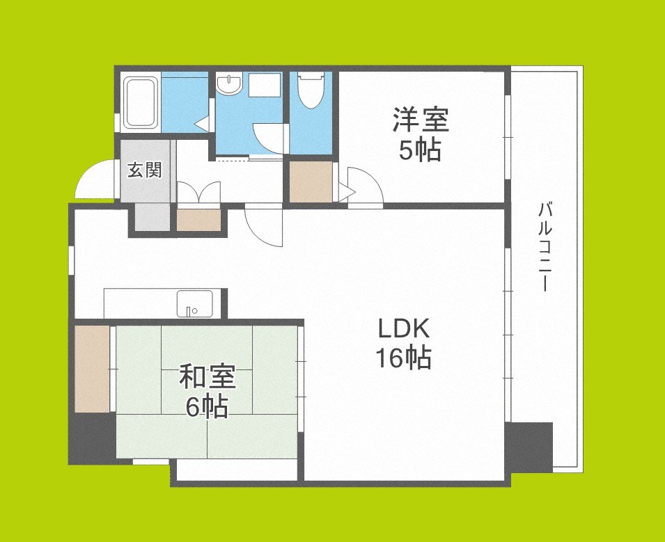 清川六番館 間取り