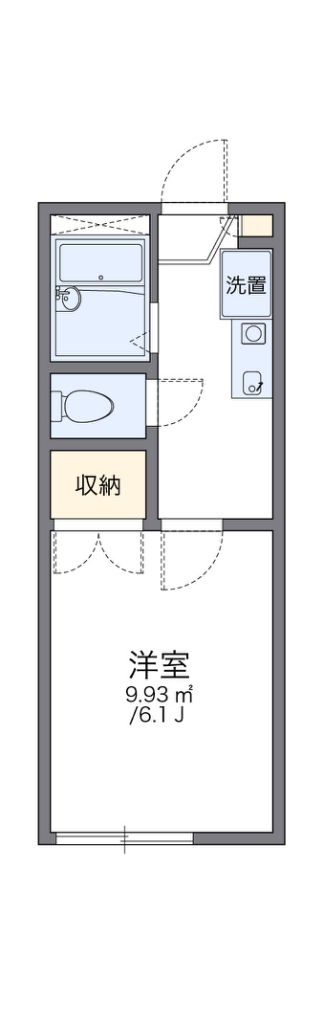 レオパレス白糸 間取り