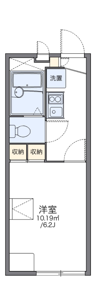 レオパレス修浦Ⅱ 間取り