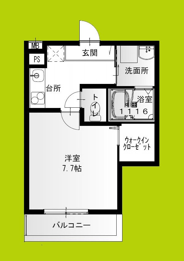 フジパレス加美駅南Ⅲ番館 間取り