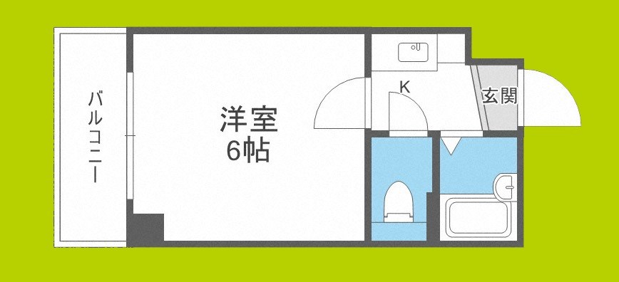 ピュアコート天神橋 間取り