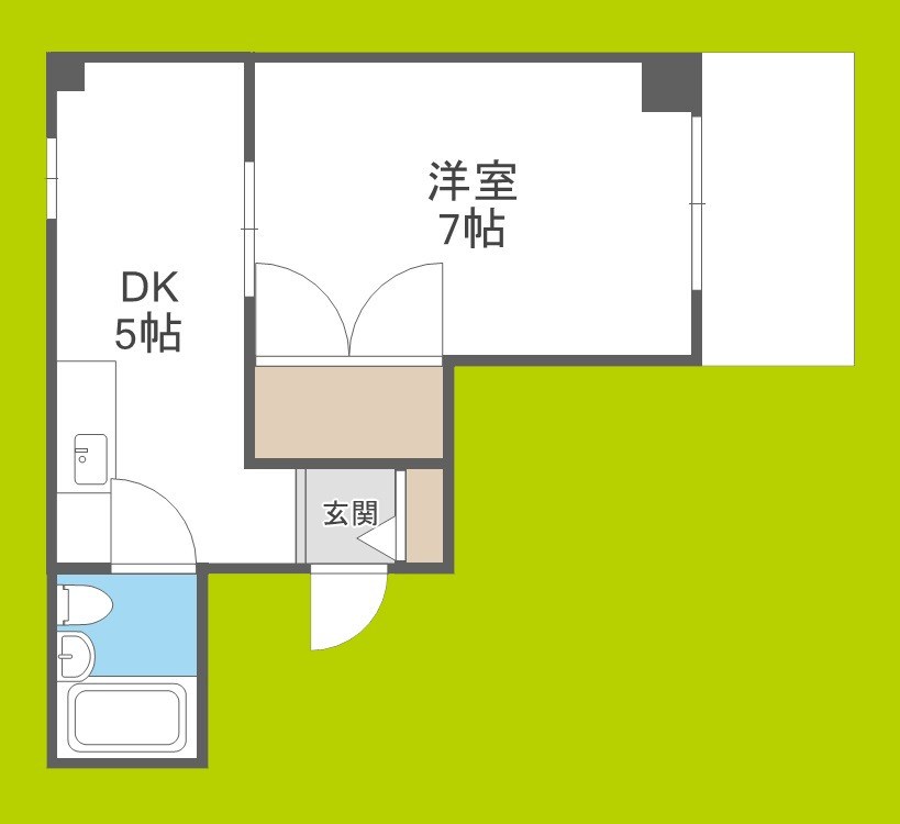メゾンドール蒲生 間取り