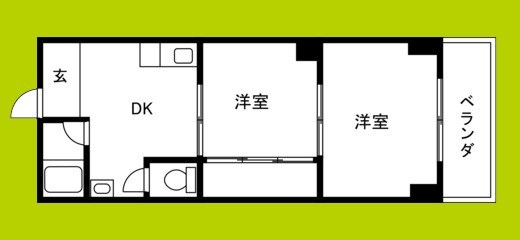 桜宮ハイツ 間取り