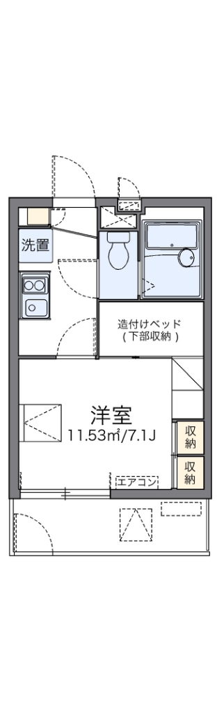 レオパレス本田ハイツ 間取り