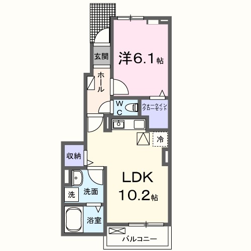 ポンテリブロＫ・Ⅰ 間取り
