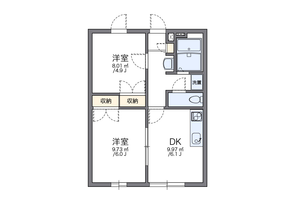 レオパレスＫＯＢＡＴＡ 間取り