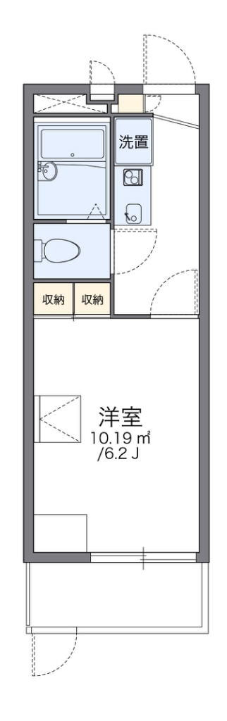 レオパレスエバグリーン 間取り