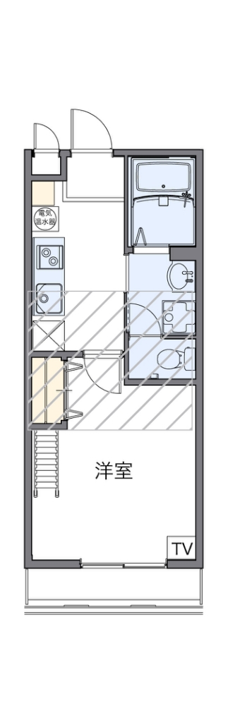 レオパレス柴原ＬＡ１ 間取り