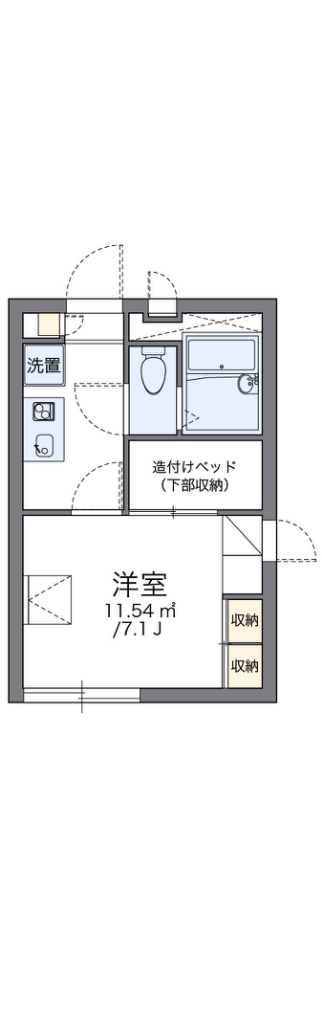 レオパレスハイムシード 間取り