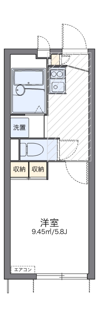 レオパレスヴァンベールⅢ 間取り