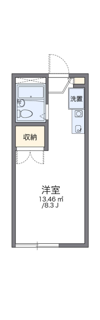 レオパレス池田下Ⅱ 間取り