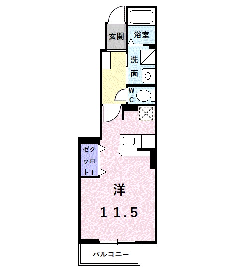 ソルシェール和泉中央Ⅱ 間取り