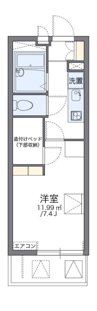 レオパレス生野Ⅲ 間取り