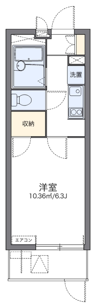レオパレス寿 間取り