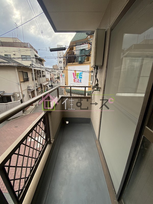 比枝コーポラス徳庵 ベランダ