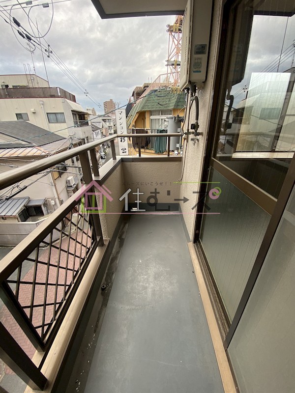 比枝コーポラス徳庵 ベランダ