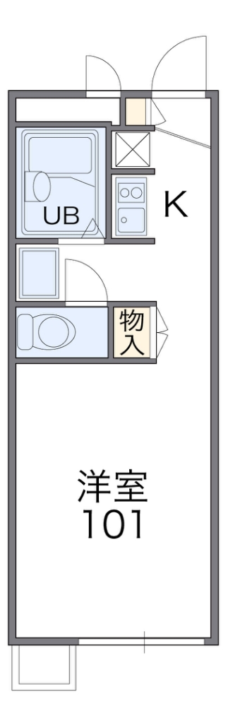 レオパレスブリリアントエトワール 間取り