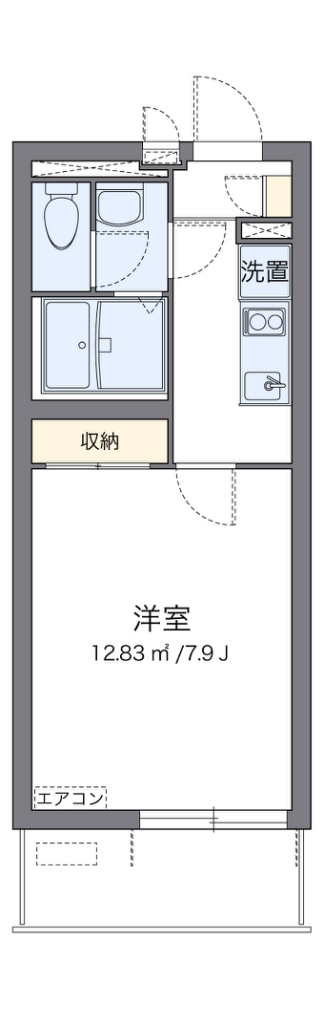 クレイノ敬 間取り