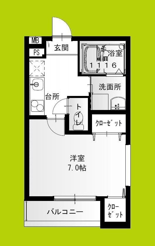 フジパレス平野公園Ⅰ番館 間取り図