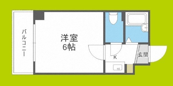 ピュアコート天神橋 間取り