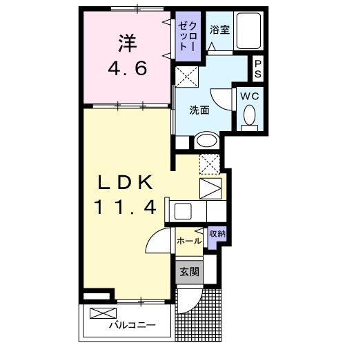 カルム・メゾン　東館 間取り