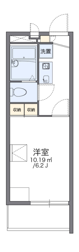 レオパレスコスモスⅡ 間取り