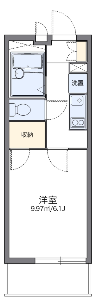 レオパレスデイジーヴィラ 間取り