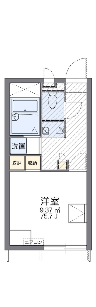 レオパレスメゾンドマルジュン 間取り