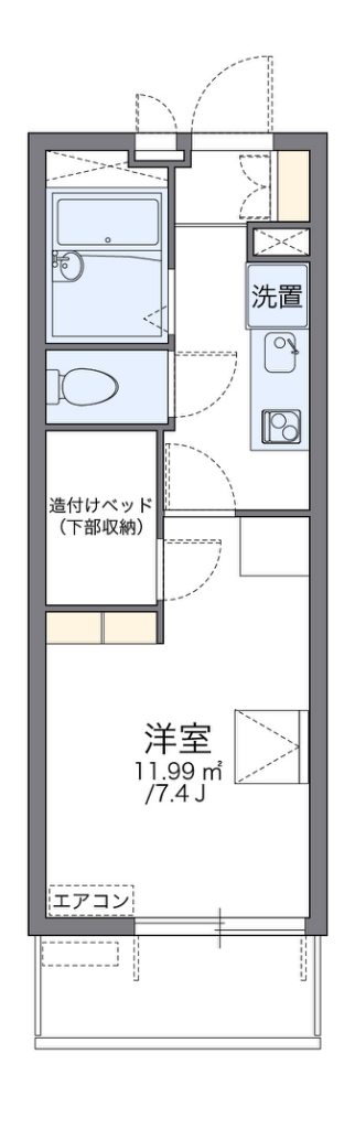 レオパレストルテュー 間取り