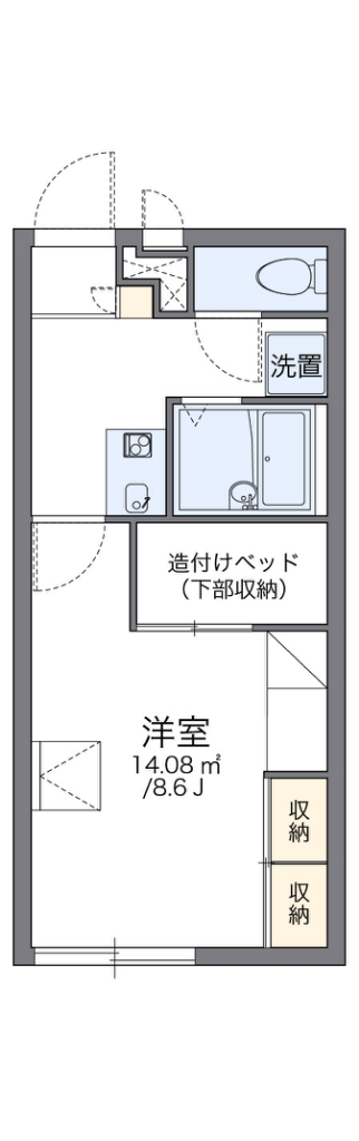 レオパレスルミエール 間取り