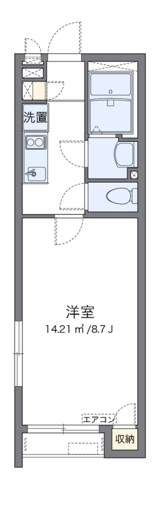 クレイノ清水せいわ 間取り