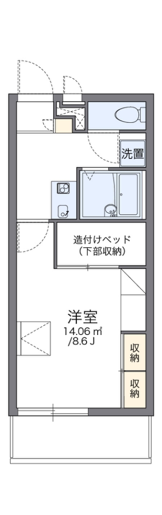 レオパレスコムフィー鶴見 間取り