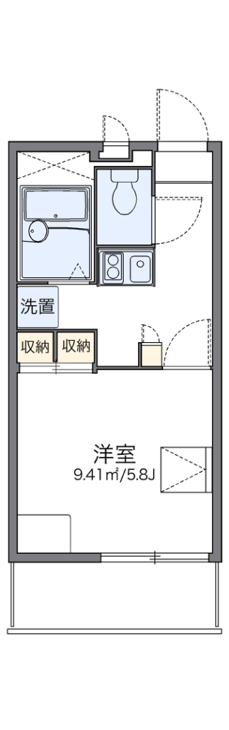 レオパレス春駒マンション 間取り