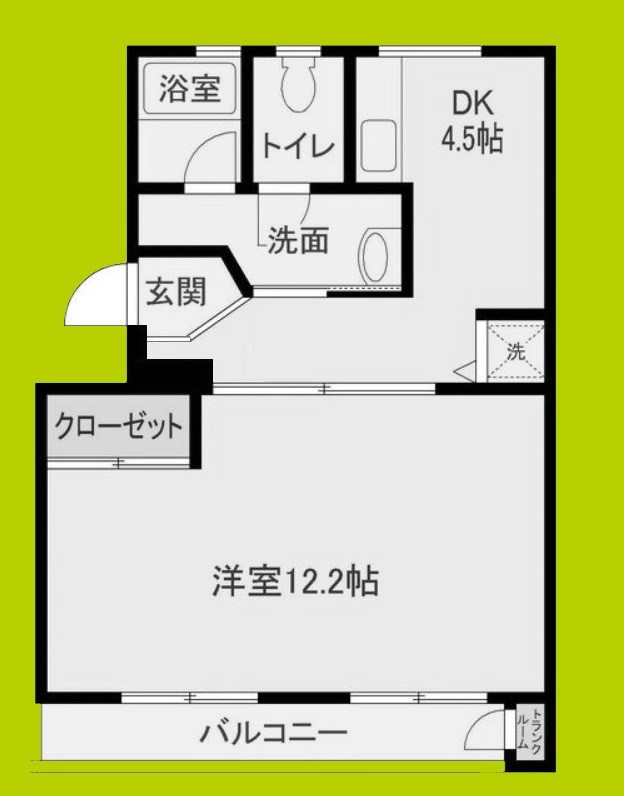 パークグリーン中島 間取り