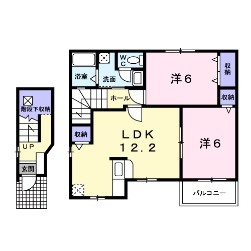 ユニゾン川西Ⅱ 間取り