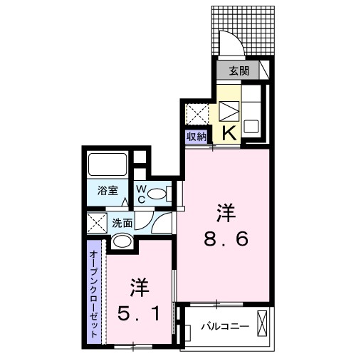 クレメント中野 間取り
