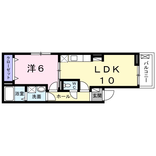 ウェルス　境川 間取り