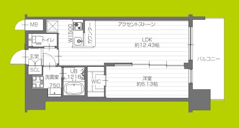 プレジオ永和ASIAN 間取り