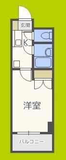 ローズコーポ天満東Ⅱ 間取り