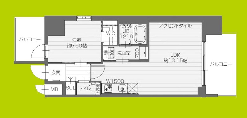 プレジオ永和ASIAN 間取り