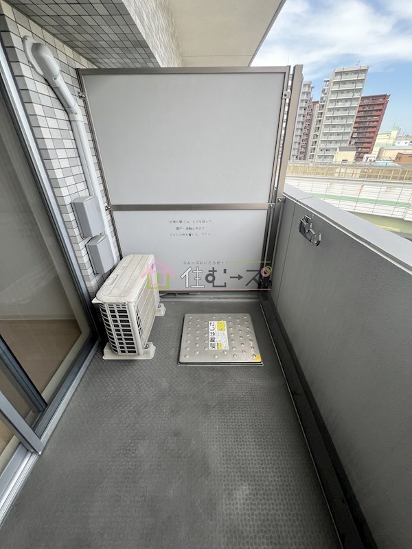 エスリード阿波座シティーウエストⅡ ベランダ