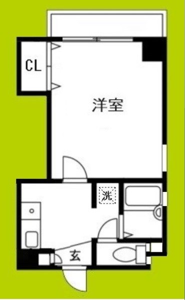 コンティニュー千代崎  間取り