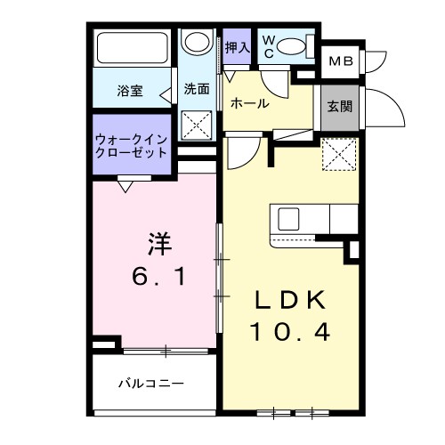 フォンターナ大町Ⅱ号館 間取り